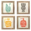 Kirkland's Home Floss, Flush, Wipe, And Wash Plaques, Set Of 4- Wall Quotes & Signs