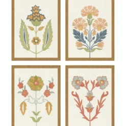 Kirkland's Home Flourish Framed Art Prints, Set Of 4- Framed Art
