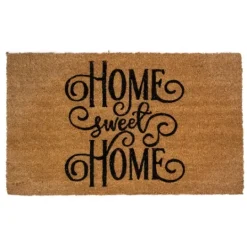 Kirkland's Home Flourish Script Home Sweet Home Coir Doormat- Doormats