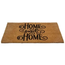 Kirkland's Home Flourish Script Home Sweet Home Coir Doormat- Doormats