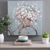 Kirkland's Home Flower Basket On Bike Canvas Art Print- Canvas Art