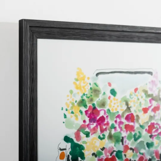 Kirkland's Home Flower Bed Pickup Truck Framed Art Print- Framed Art