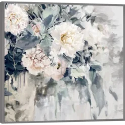 Kirkland's Home Flower Impressions Framed Canvas Art Print- Canvas Art