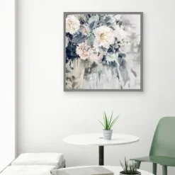 Kirkland's Home Flower Impressions Framed Canvas Art Print- Canvas Art