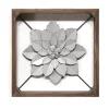 Kirkland's Home Flower Metal Framed Plaque- Wall Plaques