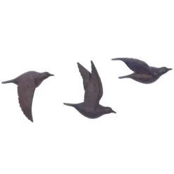 Kirkland's Home Flying Birds Wall Sculptures, Set Of 3- Wall Plaques