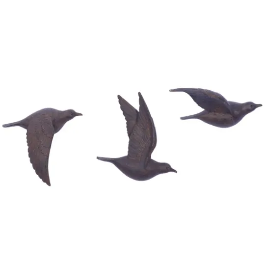 Kirkland's Home Flying Birds Wall Sculptures, Set Of 3- Wall Plaques