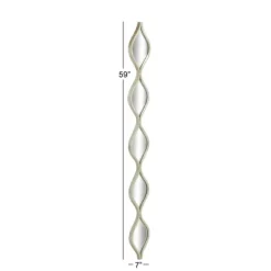 Kirkland's Home Foil Slim Stacked Teardrops Wall Mirror- Decorative Mirrors