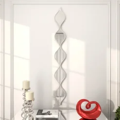 Kirkland's Home Foil Slim Stacked Teardrops Wall Mirror- Decorative Mirrors