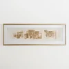 Kirkland's Home Foil Strokes Embossed Framed Art Print- Framed Art