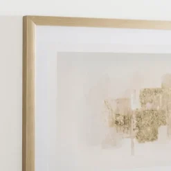 Kirkland's Home Foil Strokes Embossed Framed Art Print- Framed Art