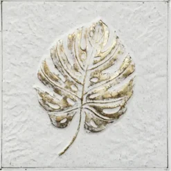 Kirkland's Home Foliole Relief Gold Leave Iii Wall Art- Wall Plaques