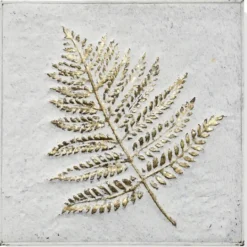 Kirkland's Home Foliole Relief Gold Leave Ii Wall Art- Wall Plaques