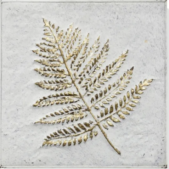 Kirkland's Home Foliole Relief Gold Leave Ii Wall Art- Wall Plaques