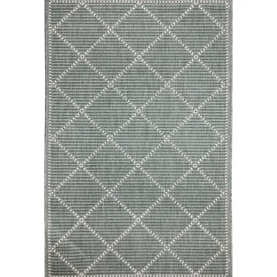 Kirkland's Home Forest Geo Lattice Outdoor Area Rug, 7X9- Outdoor Rugs
