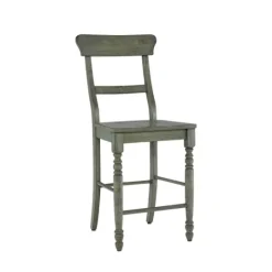 Kirkland's Home Forest Ladder Back Counter Stools, Set Of 2- Bar Stools & Counter Height Stools