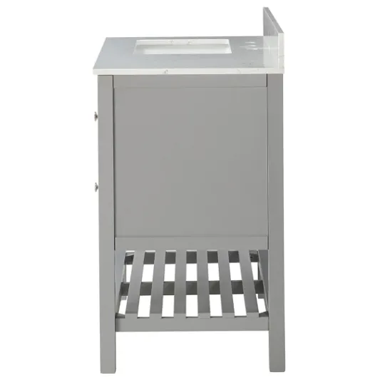 Kirkland's Home Foster Wood Backsplash Sink Vanity- Bathroom Furniture