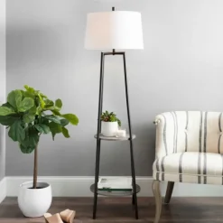 Kirkland's Home Freemont 2-Tier Shelf Floor Lamp- Floor Lamps