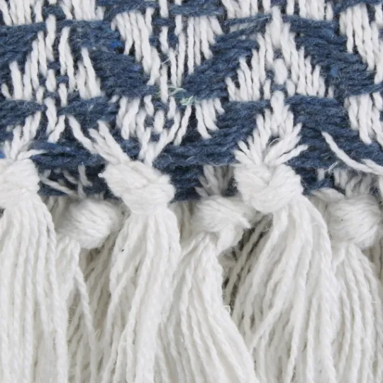 Kirkland's Home French And White Arrowhead Throw- Blankets & Throws
