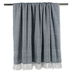 Kirkland's Home French And White Arrowhead Throw- Blankets & Throws