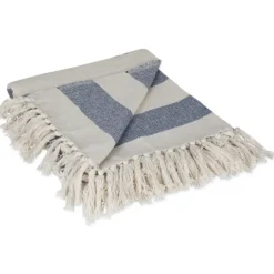 Kirkland's Home French Cabana Stripe Throw- Blankets & Throws