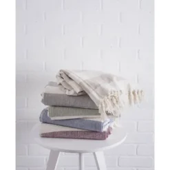 Kirkland's Home French Cabana Stripe Throw- Blankets & Throws