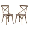 Kirkland's Home French Country X-Back Dining Chairs, Set Of 2- Dining Chairs