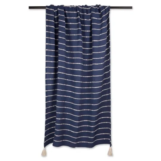 Kirkland's Home French Slub Stripe Decorative Throw- Blankets & Throws