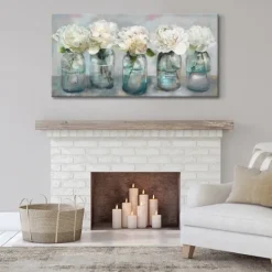 Kirkland's Home Fresh Picked Peonies Canvas Art Print- Canvas Art