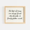 Kirkland's Home Friends & Family Gather Round Glass Wall Plaque- Wall Quotes & Signs