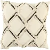 Kirkland's Home Fringe Stitched Lattice Throw Pillow- Pillows
