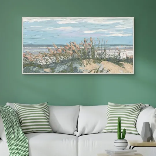 Kirkland's Home From The Dunes Framed Canvas Art Print- Canvas Art