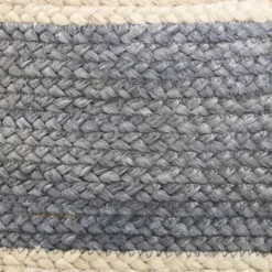 Kirkland's Home Frost Gray Bold Striped Jute Basket, 17 In.- Baskets & Boxes