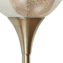 Kirkland's Home Frosted Starlight Golden Floor Lamp- Floor Lamps