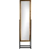 Kirkland's Home Full Length Wood And Metal Wall Mirror With Stand- Full Length & Floor Mirrors