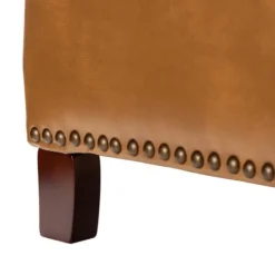 Kirkland's Home Full-Grain Leather Recliner Accent Chair- Accent Chairs