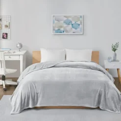 Kirkland's Home Full/Queen Oversize Plush Blanket- Blankets & Throws