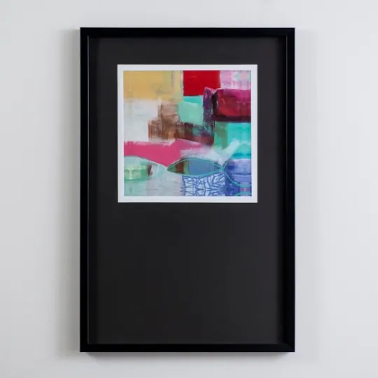 Kirkland's Home Fun Colors Abstract Ii Framed Wall Art- Framed Art