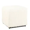 Kirkland's Home Fur Cube Ottoman- Benches & Ottomans