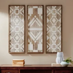 Kirkland's Home Gail Wooden Plaques, Set Of 3- Wall Plaques