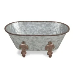 Kirkland's Home Galvanized Decorative Bathtub- Baskets & Boxes