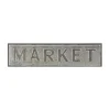 Kirkland's Home Galvanized Iron Market Wall Sign- Wall Quotes & Signs