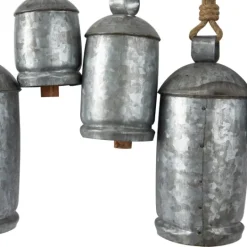 Kirkland's Home Galvanized Round Bells Wall Plaque- Decorative Accents