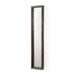 Kirkland's Home Garcelle Raw Wood Full-Length Wall Mirror- Decorative Mirrors