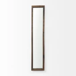 Kirkland's Home Garcelle Raw Wood Full-Length Wall Mirror- Decorative Mirrors