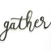 Kirkland's Home Gather Script Wall Plaque- Wall Quotes & Signs