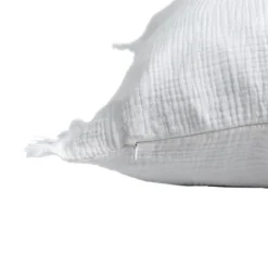 Kirkland's Home Gauze Organic Fringe Throw Pillow- Pillows