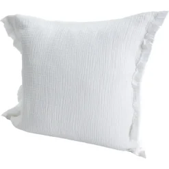 Kirkland's Home Gauze Organic Fringe Throw Pillow- Pillows