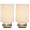 Kirkland's Home Gemini Mini Touch Lamps, Set Of 2- Table Lamps