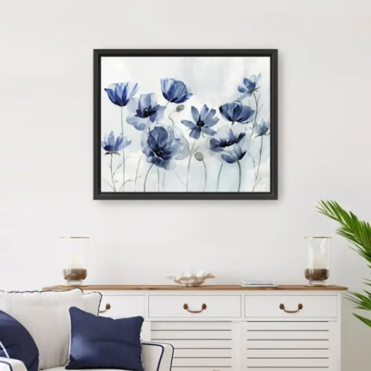 Kirkland's Home Gentian Awakening Framed Canvas Art Print- Framed Art